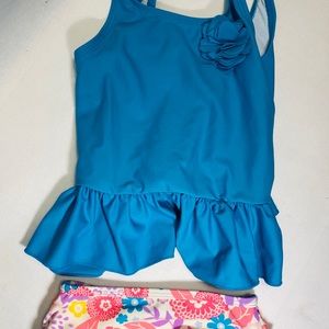 Ruffle Butts 3T Two Piece Swim Suit
